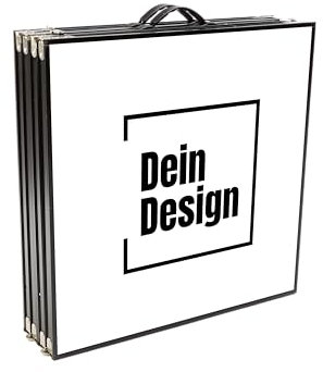 BeerBaller® Beer Pong Tisch zum Selbst Gestalten | Faltbar & Tragbar – Robuster Turniertisch mit Whiteboard-Oberfläche zum Bemalen & Beschriften – Perfekt für Partys, Events & Festivals