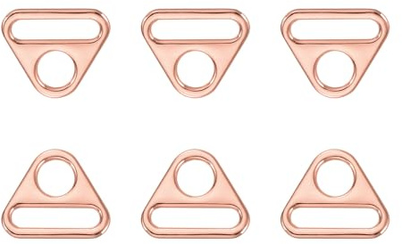 QUARKZMAN D Ringe Dreieck Schnalle Versteller, Triangel D-Ring Verbindungsclip Dreieckschnalle Ersatz für DIY Riemen Geldbörse Rucksack Taschenzubehör