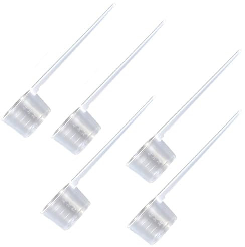 Weenwill Misurino Grammi in Plastica,5 Pezzi Misurino Graduato Trasparente Cucchiaio Dosatore 5g con Scala 2g 3g 4g per Proteine in Polvere,Detersivo in Polvere,Cottura al Forno