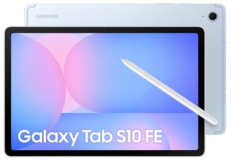 Samsung Galaxy Tab S10 FE 256GB, Tablet Android + S Pen, Galaxy AI, 8GB RAM, Pantalla de 10,9, Batería de Larga Duración, Azul, Garantía del Fabricante 3 Años + 1 Año Extra
