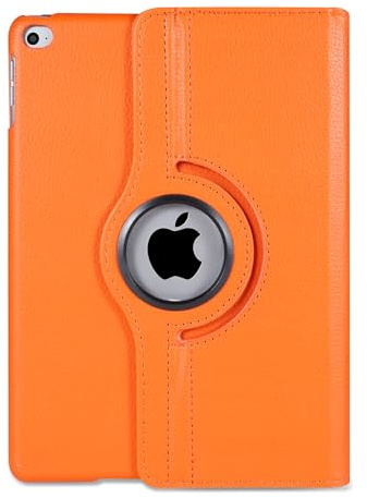 Custodia girevole a 360° per iPad 9.7 - Compatibile con iPad 5a/6a generazione (2017/2018), iPad Air 1 (2013), iPad Air 2 (2014) - Custodia in pelle PU con funzione di supporto e accensione e
