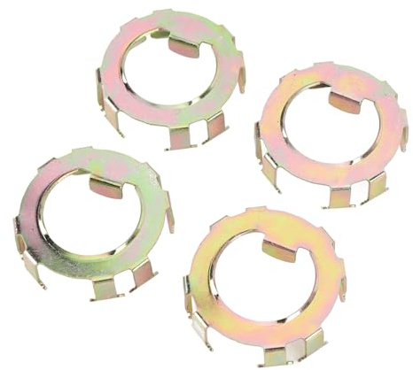 Tbest Suelo del husillo del husillo Reteint Duty Metal Fissation Fixation Rueda Fixation Reemplazo de la Tuerca para la Tuerca de Mermelada Ez 2 a 8K Ez 2 a 8K Ejes 4PCS