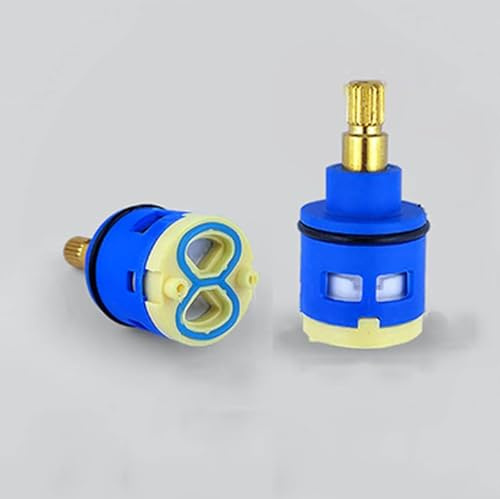25mm Ceramic Disc Cartridge, 25mm Ceramic Tap Cartridge Water Mixer Tap Inner Control Faucet Valve PP Plastic Blue Practical