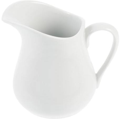 TOYANDONA Pichet à Crème En Céramique 450ml Avec Anse Conçu Pour Sauce Et Mousse De Lait Usage Domestique Et Restauration Essentiel La Cuisine