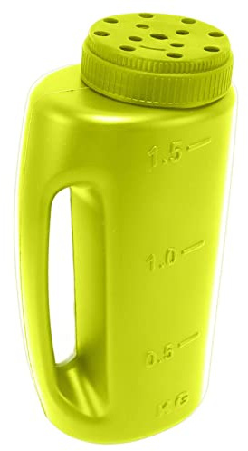 Irfora Handheld Spreader, Thicker Plastic Handheld Fertilizer Spreader for Salt, Seeds, Fertilizer, Diatomite, Easy to Use for Garden, Backyard, Walkway, Animal Feed, Universal Use (Green)