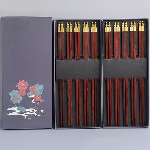 Palillos, Palillos chinos, reutilizables, desechables, en caja de regalo, juego 25 cm, antideslizantes for uso doméstico