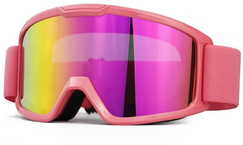 SPOSUNE Gafas de esquí y nieve, resistentes al viento, antivaho, protección UV para hombres y mujeres | Dirt Bike, motocicleta, ATV, todoterreno, OTG