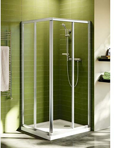 Ideal Standard - Lato scorrevole per box doccia ad angolo, Ideal Standard Connect A - 120 cm, Cromo lucido/lastra trasparente, A magazzino
