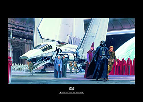 Komar Wandbild | Star Wars Classic RMQ Death Star Shuttle Dock | Kinderzimmer, Jugendzimmer, Dekoration, Kunstdruck | ohne Rahmen | WB133-70x50 | Größe: 70 x 50 cm (Breite x Höhe)
