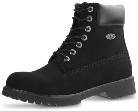 Lugz herr Convoy klassisk 15 cm chukka känga mode stövel, Svart, 50 EU