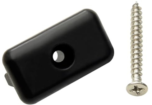 vidaXL 200x Terrassenclip mit Schrauben Terrassendielen Clip Clips Befestigungsclip Befestigung Klammern Montageclip Kunststoff Edelstahl 304