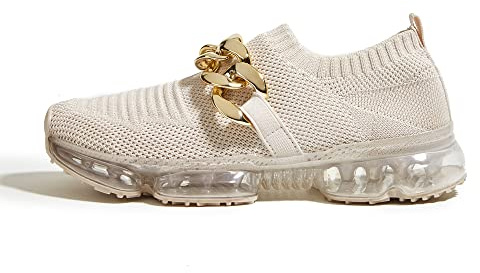 LUCKY STEP Damen-Sneaker mit Luftpolster - Modisch, Atmungsaktiv, Lässig, Bequem, Leicht Turnschuhe