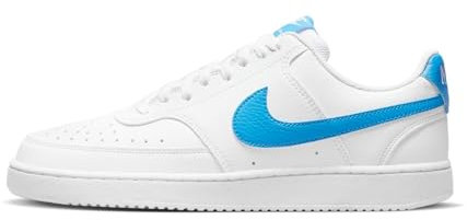 Nike Herren Court Vision Low Next Nature Sneaker, White Lt Photo Blue, 46 EU