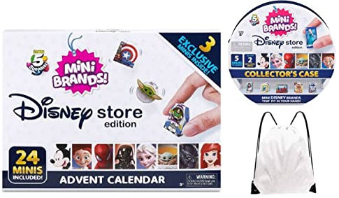 Disney 5 Surprise Mini Brands Store Calendrier de l'Avent avec coffret cadeau