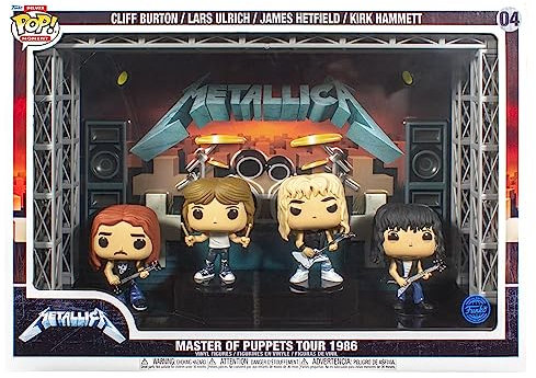 Funko Pop! Moment Deluxe: Metallica Master of Puppets Tour (1986) Vinyl Figures (2022 Edition Exclusive) (67772)