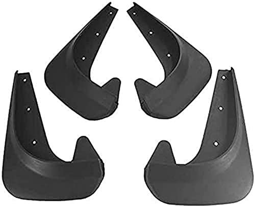 LAPUIS Parafanghi per Auto per Fiat 500 500C 500X 4 Pezzi Paraspruzzi per Auto Paraspruzzi in Gomma Anteriore Posteriore Parafango per Accessori Parafango Flares