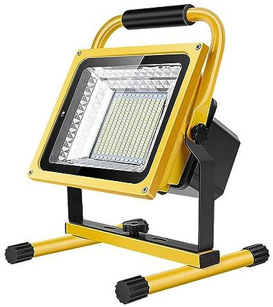 Proyector LED Reflector LED Potente De 500W, Recargable, For Exteriores, Corte De Sitio De Emerncia, Camping, Ventas En La Calle, Luz Portátil For El Hogar Iluminación de paisaje RGB(7-18 HOURS_500W)