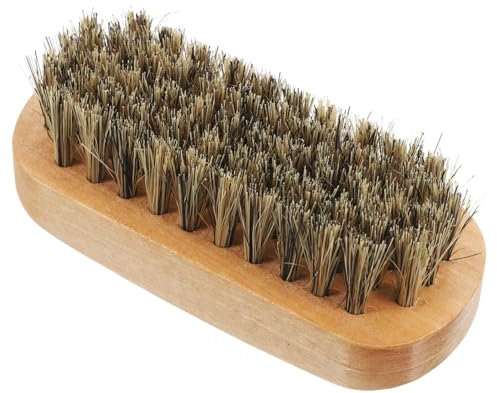 OUNONA Pulizia delle Scarpe in Legno Massello Piccola Impugnatura per Scarpe da Ginnastica Accessori