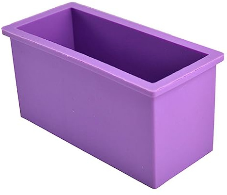 Cabilock Molde de Silicona para Hornear de 600ml, Resistente al Horno y Temperaturas de 40 a 230 Grados, Color Púrpura, Adecuado para Repostería y Elaboración de Gelatinas