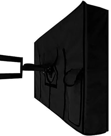CQJJXKYC Protectores de Pantalla de TV Cubierta Impermeable a Prueba de Polvo para TV, Funda para Muebles de jardín de Tela Oxford de 22 a 70(55-58inch)