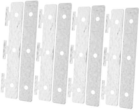 HAMPPLIES 5stücke Montagehalterungen Für Streifenvorhänge Transparente Türvorhang-Hardware Aus Hochfestem Kunststoff Einfache Installation Einsetzbar Für Verschiedene Türen Und Fenster