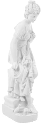 EXQUIMEUBLE Statua in Resina Della Dea Per Decorazione Esterna Scultura in Resina Per Da Soggiorno e Giardino