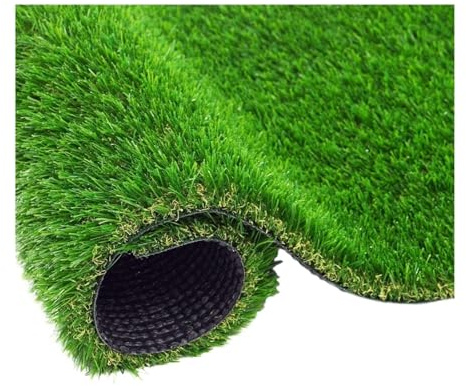 WSQHAO Gazon Artificiel de Jardin 5 pi x 10 synthétique réaliste Faux Gazon pour Balcon