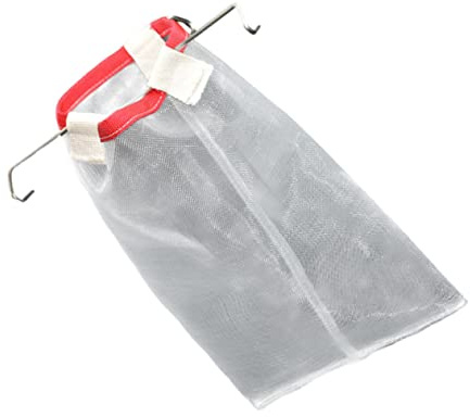 Hemobllo Colador Cuadrado de Nylon Reutilizable con Gancho para Apicultura Filtro Fino para Miel y Vino Herramienta Duradera y Lavable para Filtrar Impurezas Casa