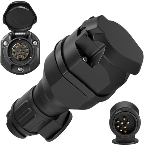 CXTM Canbus - Adattatore LED da 13 poli a 13 poli, 12 V, presa 13 poli, con illuminazione a LED per auto