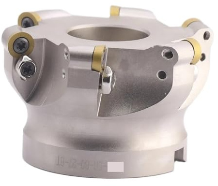 Planfräsen Rundkopf-Schneidwerkzeug 10T3 Hartmetall-Wendeschneidplatten Drehmaschinen-Schaftfräser R5 Bearbeitung Planfräser(TRS5R80-27-6T)