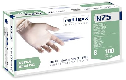 Reflexx Reflexx N75 Guanti monouso Unisex - Adulto (Pacco da 100)