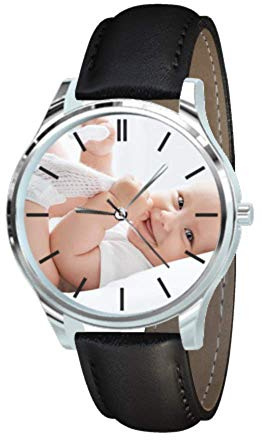 Reloj para mujer con la foto de tu bebé.