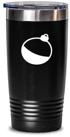 590 ml Becher Edelstahl isoliert lustig Angeln Bobber Angler