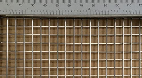 Schweißgitter aus Edelstahl 1.4306 mit 6mm maschenweite, 1mm drahtstärke. Maße: 1000mm x 1000mm