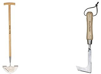 Kent & Stowe Rasenkantenstecher – Kantenschneider aus Edelstahl zum Schneiden von Rasenkanten & Fugenkratzer – Unkrautkratzer aus Edelstahl zum Entfernen von Moos und Unkraut, Länge: 28,5 cm