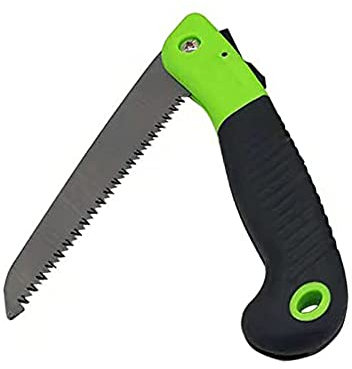 woojfcang Sharp Teeth Folding Hand Saw - Mini Saw Best for Camping, Gardening, Hunting, Trimming