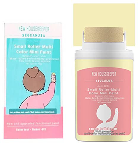 Kleiner Rollpinsel, Wandfarbe, Latexfarbe, mehrfarbig, Latexfarbe, Wandreparaturpaste, tragbare Heimgeräte, Rollen, Wandflicken, Farbe für Wände, 100 g