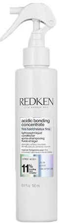 Redken Acondicionador Líquido con aclarado, Para Reparación Profunda, Para Cabellos Finos y Dañados, Sin Siliconas, Acidic Bonding Concentrate, 190 ml