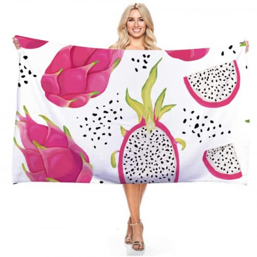 IMFLY Strandtücher - 70 X 140cm Mikrofaser Duschtücher Schnelle Trockene Wasseraufnahme Bad Pool Badetuch Strand Geschenk Für Mädchen (C,80x160cm)