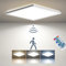 BLNAN LED Plafoniera con Rilevatore di Movimento Radar, 24W con Telecomando, Sensore di Movimento a Pannello, Dimmerabile per Bagno, Corridoio, Scale, Toilette, Garage, Cantina, Balcone 30cm