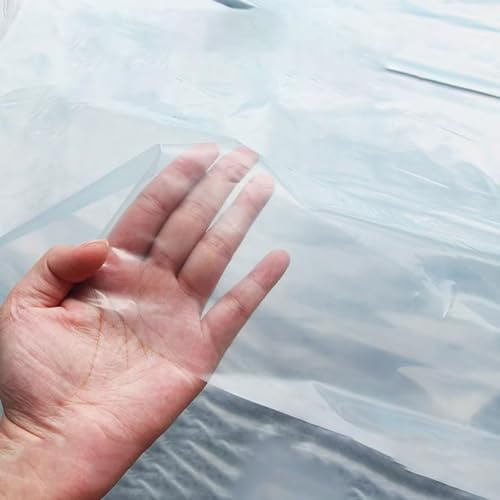 DRemdo Greenhouse Plastic Sheeting, 6 mil Greenhouse Film Sheeting Cover, 6 mil Thickness Covering Plastic, UV Resistant(40'x25')