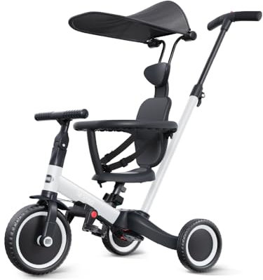 newyoo TR009 6-in-1 Tricycle for Toddlers 1-3, Toddler Bike, Birthday Gift
