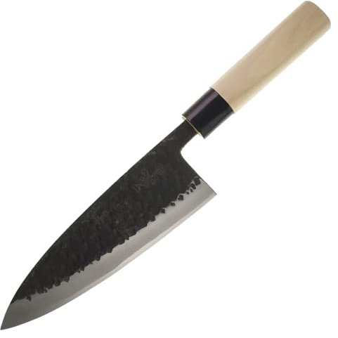 Generico Deba giapponese coltello da cucina Ittetsu Forge-saldato Shirogami 2 per mancini IJF-15108L 18 cm