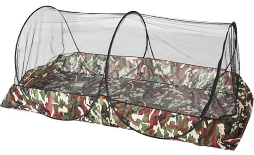 Vobumix Mosquitera Plegable, Mosquitera De Doble Puerta, Dosel para Cama, Tienda De Campaña Portátil, Mosquitera Familiar, Cama para Exteriores