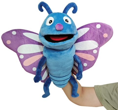 Handpuppe für Kinder weiche Dschungeltierpuppen Plüschtierpuppen Handpuppentheater Kindermarionette Kinder Rollenspiele