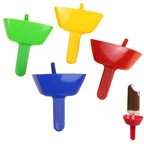 Eabdice 8 Piezas Moldes Helados Casera Porta, Paletas para Niños, Estantes para Helados, para Adultos, Niños y Niños Pequeños