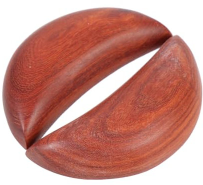 Alipis Halbmondförmiger Wahrsagebecher Aus Holz Handgeschnitzte Yin Yang Tasse Tragbar Für Fengshui Und Spirituelle Wahrsagerei Mit Glatter Oberfläche