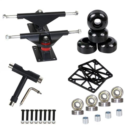 25 PC Skateboard Trucks Skateboard Bounges, Skateboard Trucks Accessories Set, Set De Roues de Skateboard, Skateboard Trucks Petit Camions Skateboard Support, Skateboard Trucks Skateboard Roueur