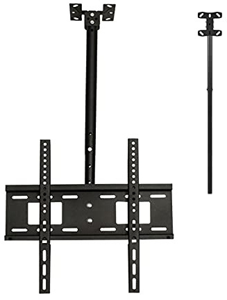 FHSLKXIM Supporto TV da Parete E da Soffitto, Girevole E Inclinabile A 360°, Adatto alla Maggior Parte dei Televisori LCD A Schermo Piatto E Curvi da 32-55 Pollici, 2 M