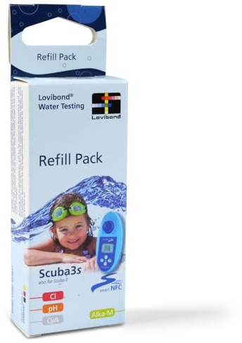 Refill Pack 60 Photometer-Tabletten für Chlor Brom pH Cyanursäure & Alkalität - Passend für Lovibond SCUBA 3s & SCUBA II - Original Made in Germany
